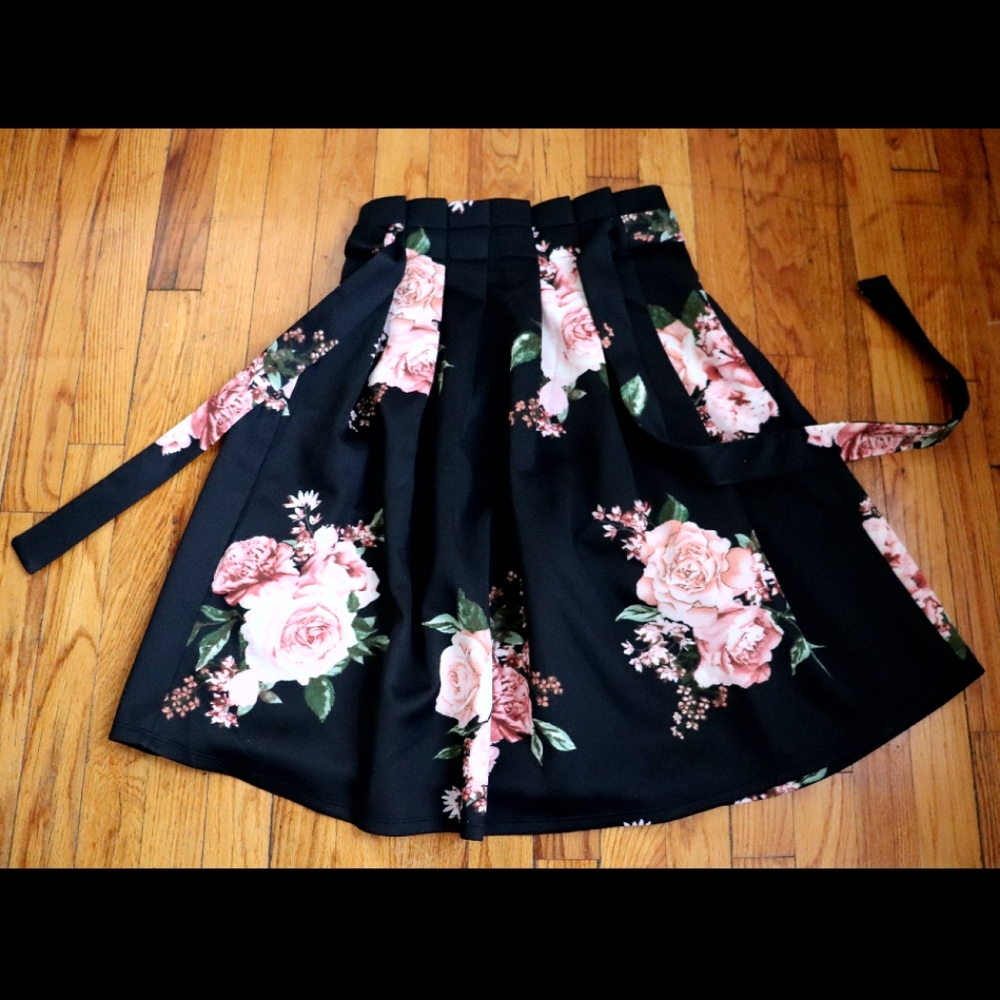 Paper Bag Waist Skirt